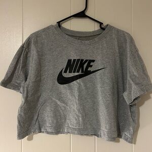 Nike Women's Gray Crop Top